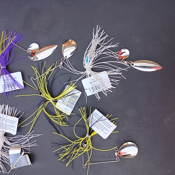 Colorful Fishing Lures with Silver Blades - Picture 2 of 5